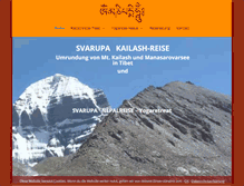 Tablet Screenshot of kailashreise-tibet.de